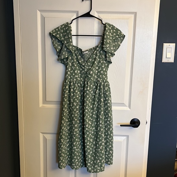 Maternity floral daisy summer dress - Picture 4 of 5